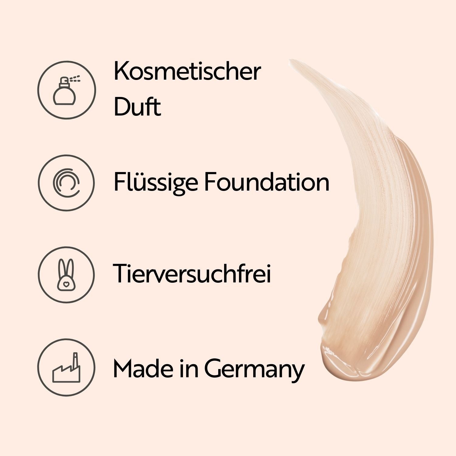 M. Asam Magic Finish Serum Foundation - Soft Ivory